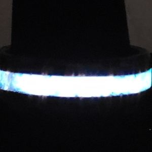 Custom handmade wood glow ring